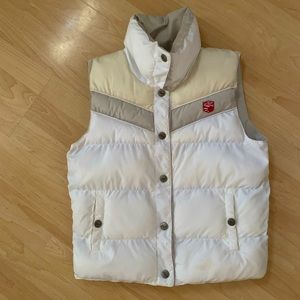 O’Neill reversible puffer logo vest M